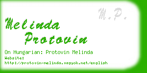 melinda protovin business card